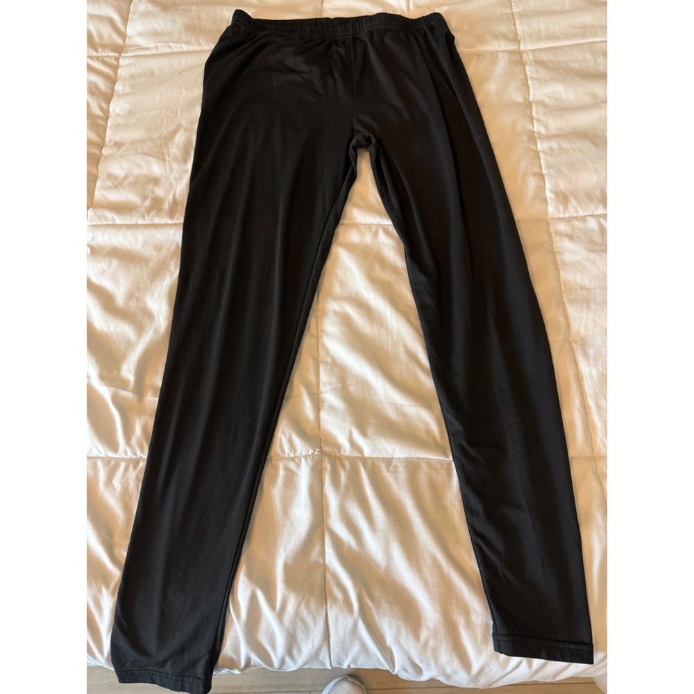 ViCherub Black Ultra Soft High Stretch Leggings Womens XL Elastic Waistband